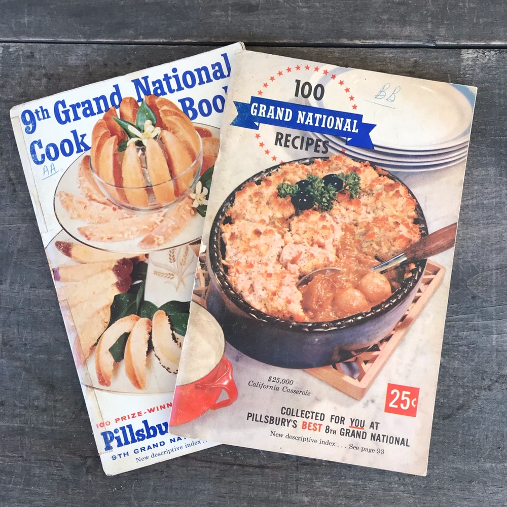 🔵 5 for $20 Vintage Pillsbury 100 Prize Winning Grand National Recipes 1950’s